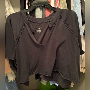 Cropped baggy Free People Movement shirt